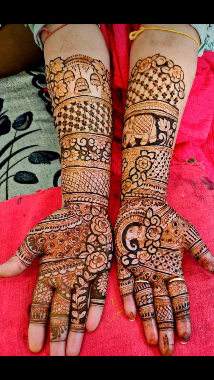 Baby Shower Special Design Mehndi